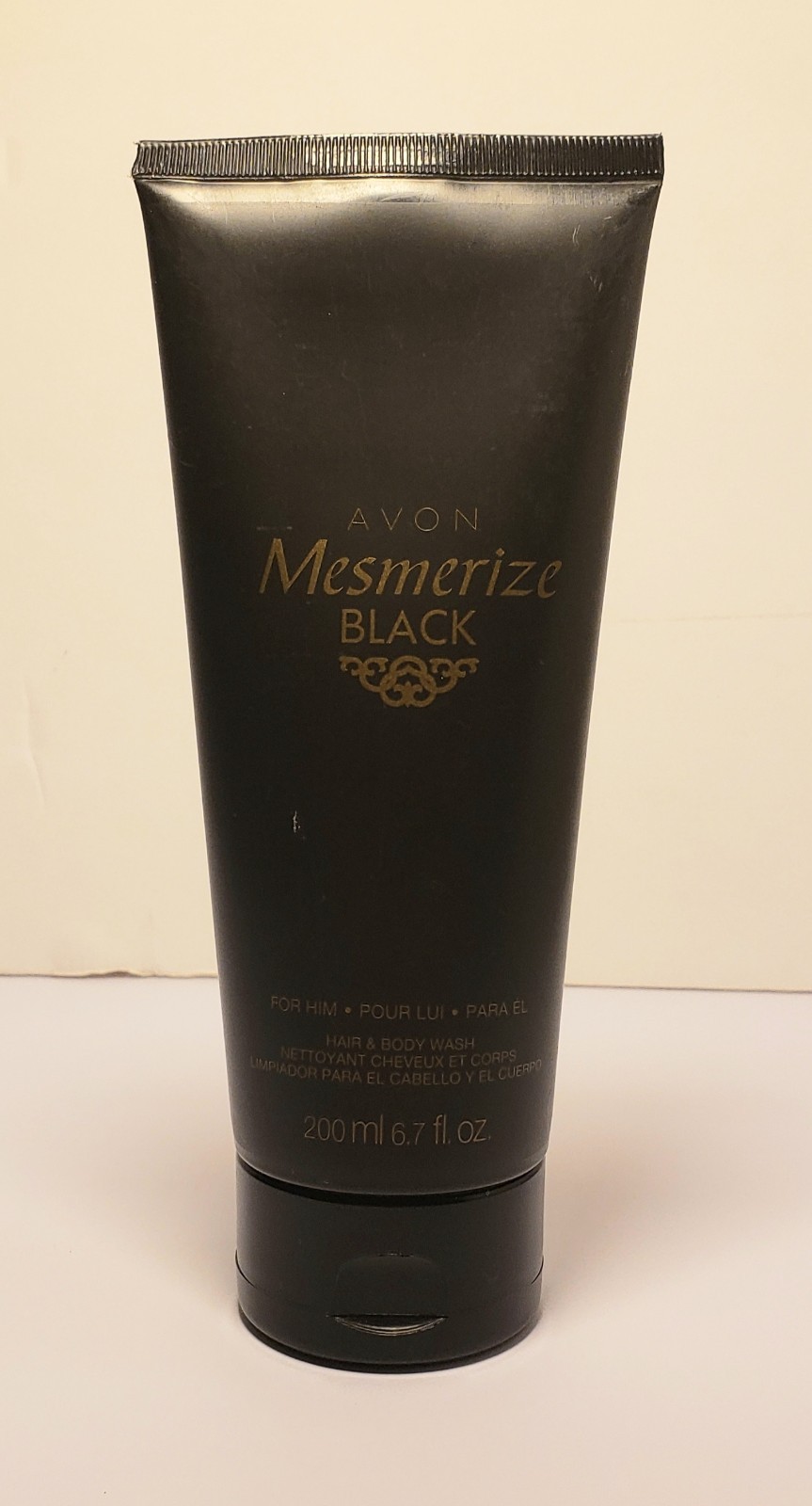 Avon Mesmerize Black for Him Hair & Body Wash 6.7 fl