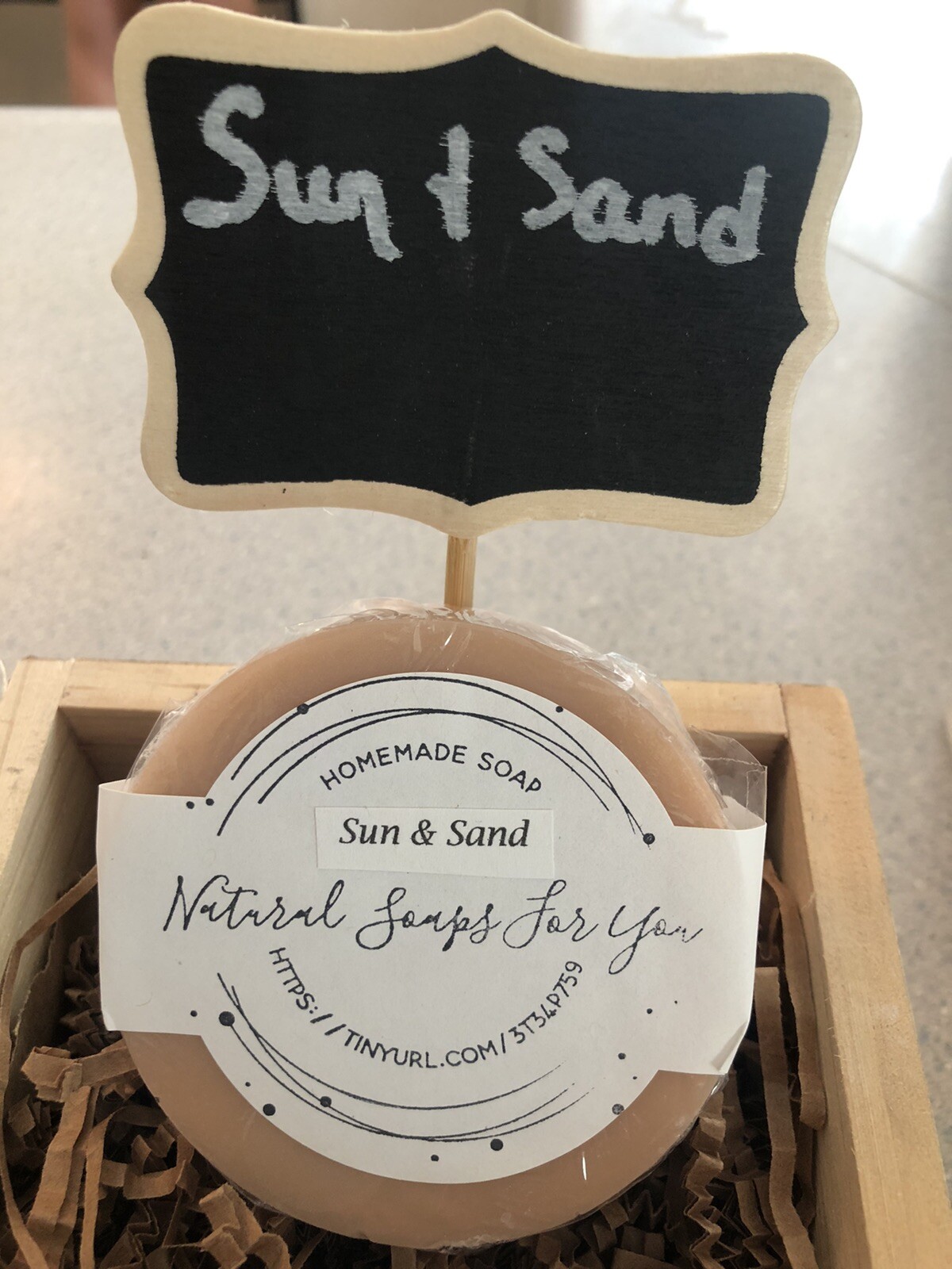 Natural Homemade Shea Butter Glycerin “Sun & Sand” Soap & Shave Bar