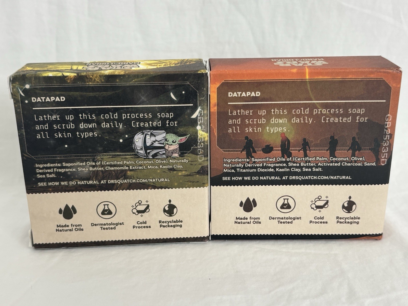 2-Pack Dr. Squatch Star Wars Limited Edition Soap This Is The Wash + Zen Cleanse