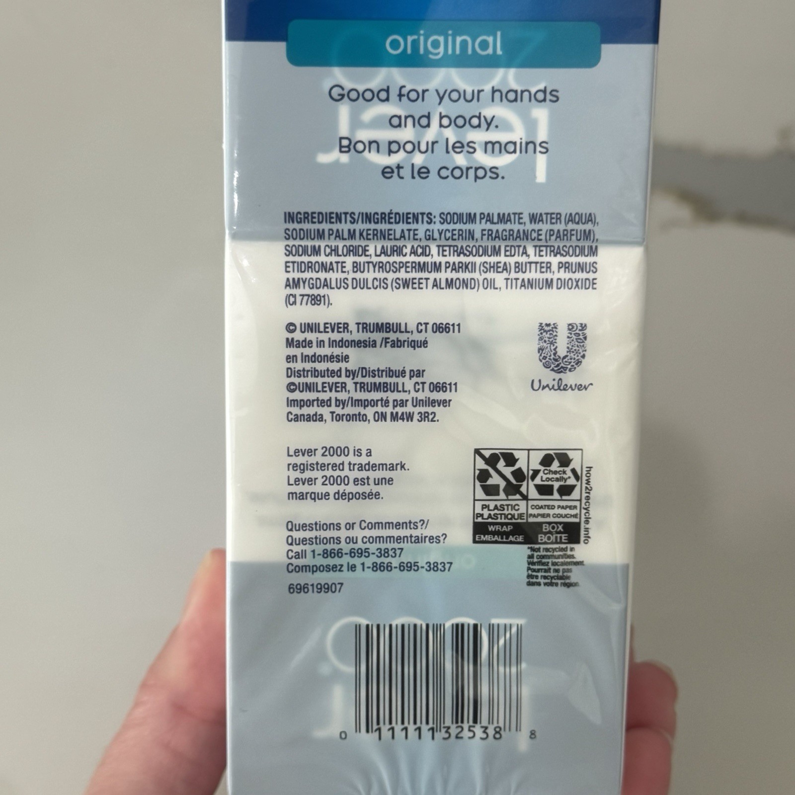 Lever 2000 Original Bar Soap 3.75oz – 8 Bars Total In Pack
