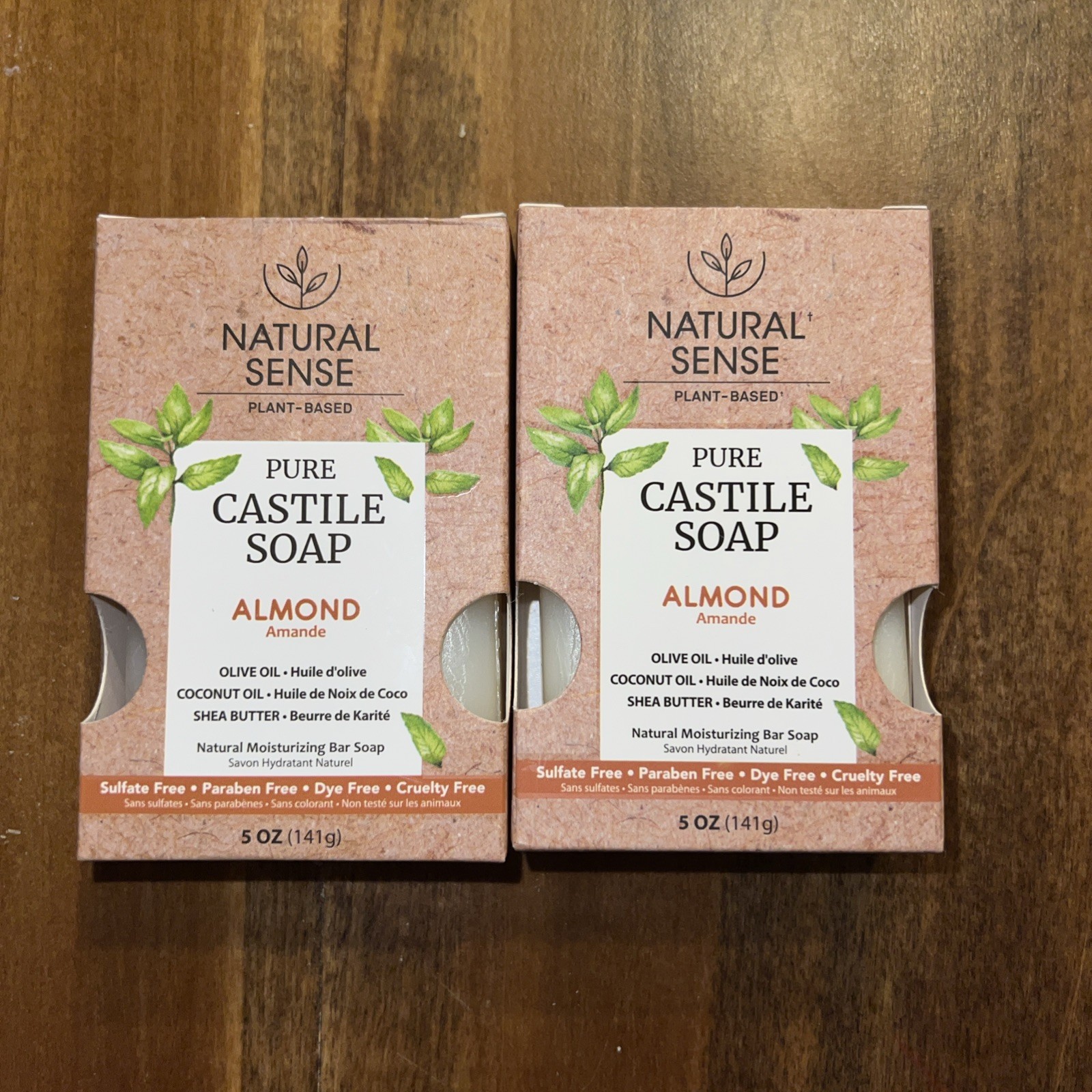Natural Sense Pure Castle Soap Almond 5 Oz. Bundle Of Two