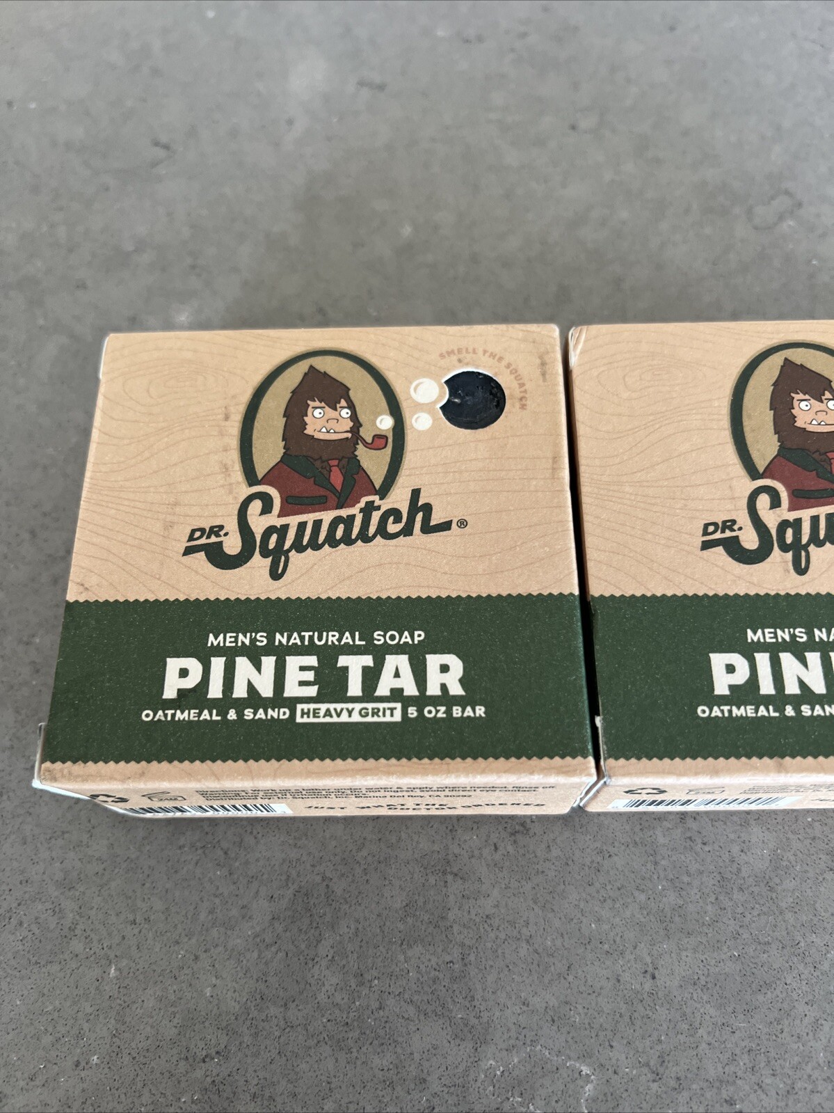 2 Pk Dr. Squatch PINE TAR 5oz Bars HEAVY GRIT | New W/ Fast Shipping!