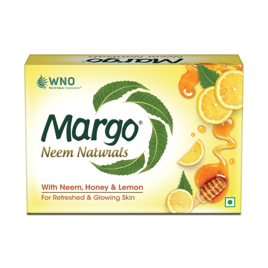 Margo Original Neem Soap Goodness of Neem Leaves Infused Vitamin E- 100 gm X 5
