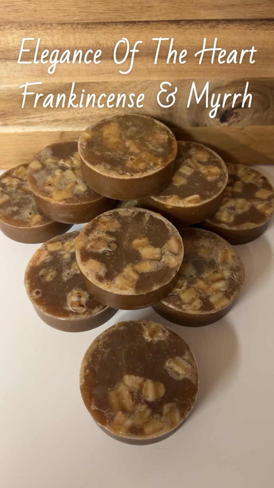 Elegance Of The Heart Frankincense & Myrrh Face and Body Bar Soap, anti-aging