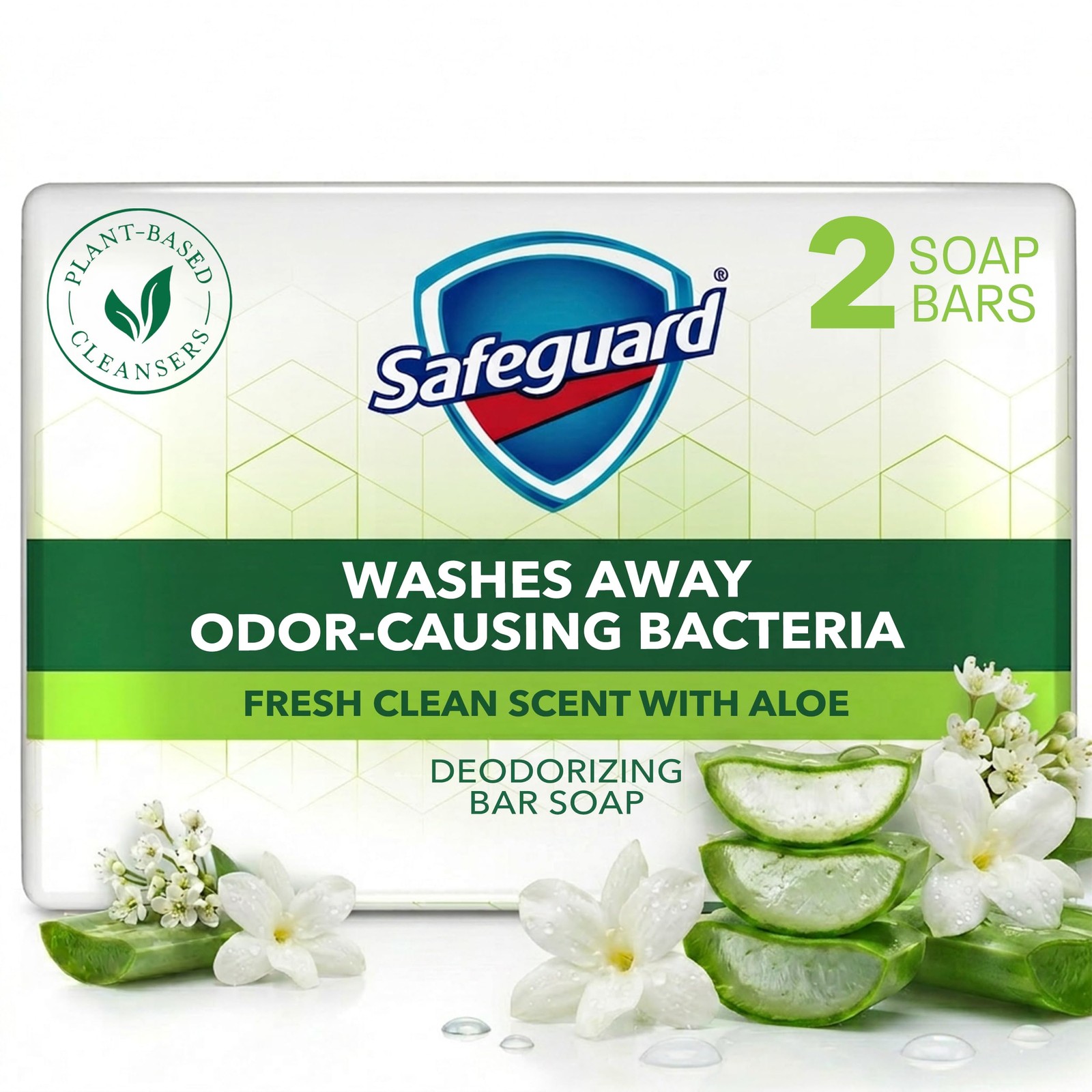 Safeguard Micellar Deep Cleansing Bath Bar 6.4 Ounce (Pack of 1), Off White