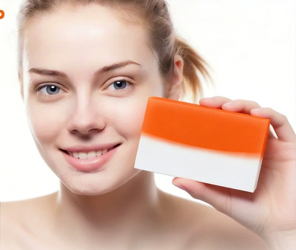 2Pcs kojic Acid Soap Skin Whitening Infused with Vitamin C Face Cleansing US