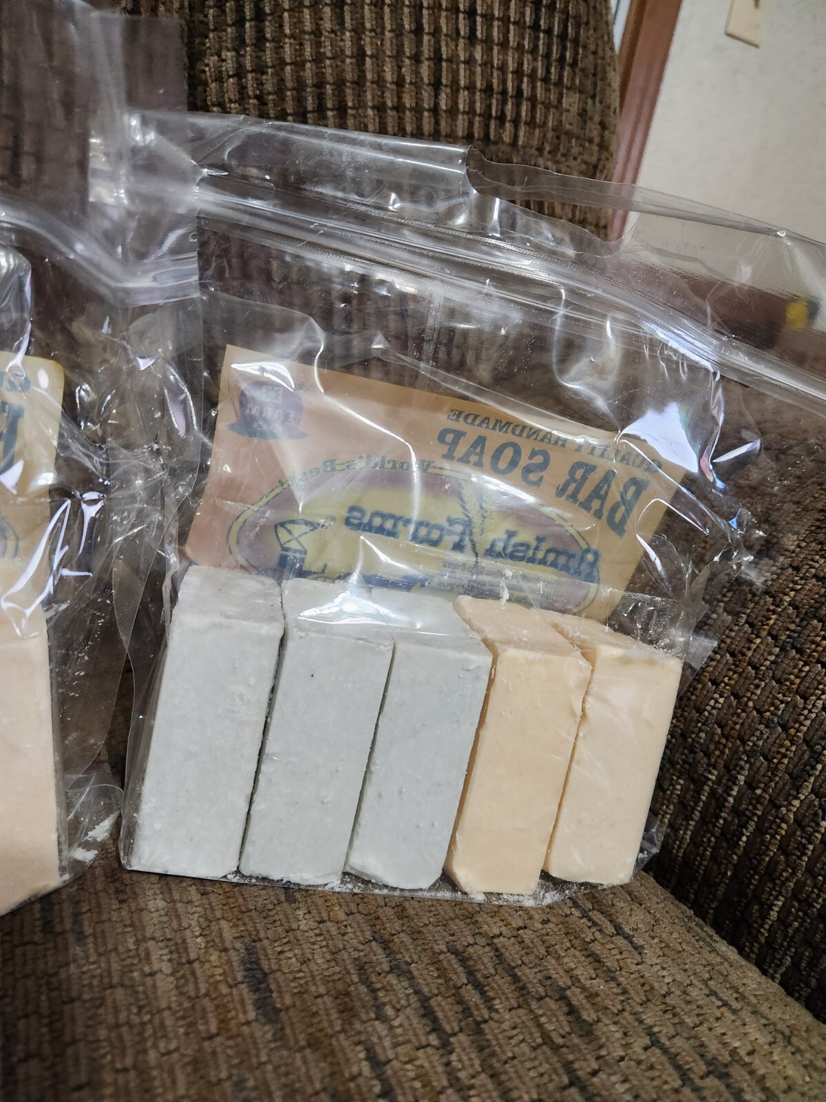 Amish Farm Bar Soap 2 Packs 10 Huge Bars 5oz Each Soap Made In USA