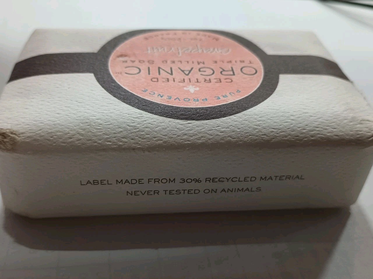 Tonsavon Pure Provence certified Organic Triple Milled Soap Grapefruit 7 Oz 200g