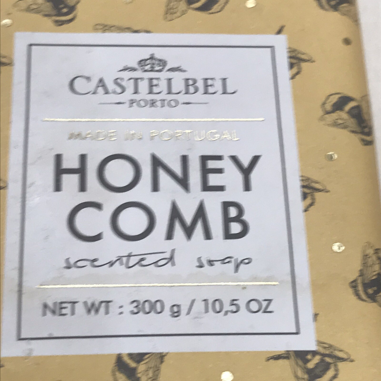 Castelbel Porto Honey Comb Honeycomb Scented Soap Bar 10.5 oz
