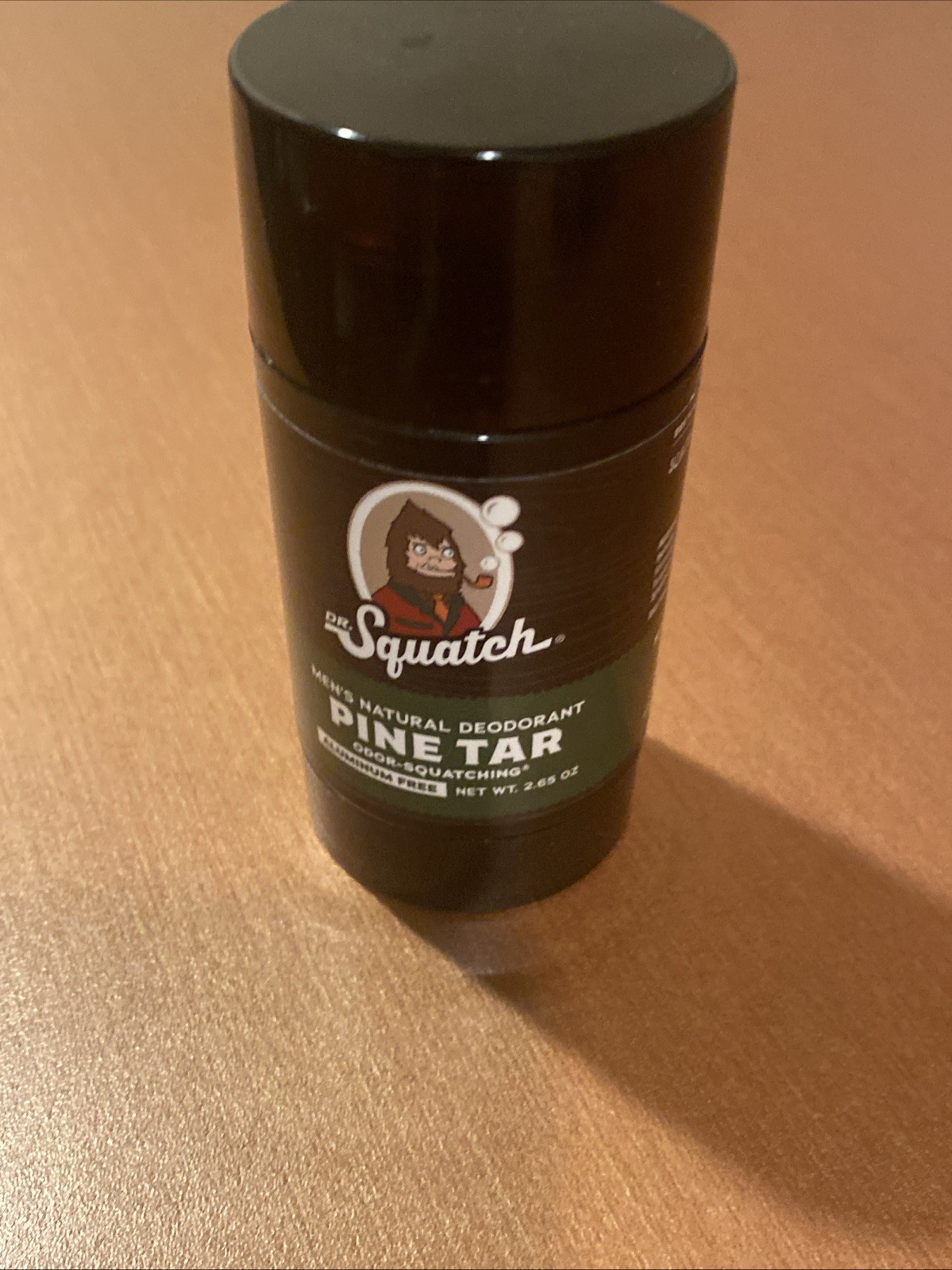 Dr. Squatch Pine Tar Mans Natural Deodorant Odor Squatching Aluminum Free 2.65oz
