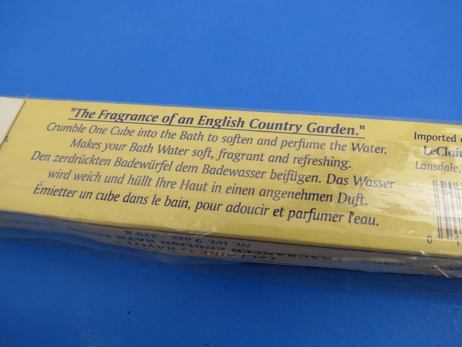 The Fragrance of an English Country Garden (6) Sealed New Ben Ricket Bath Cube