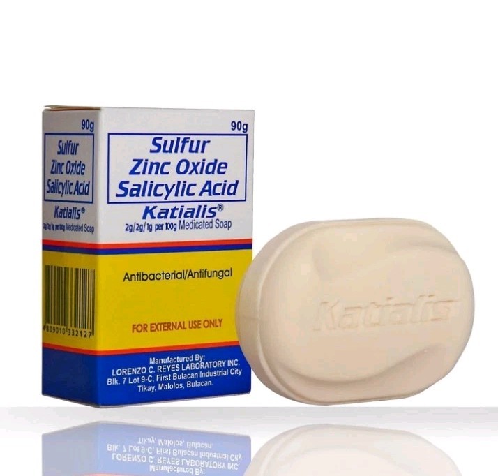 KATIALIS SOAP Pack of 3!! Sulfur Zinc Oxide Salicylic Acid Anti Fungal Anti NIB