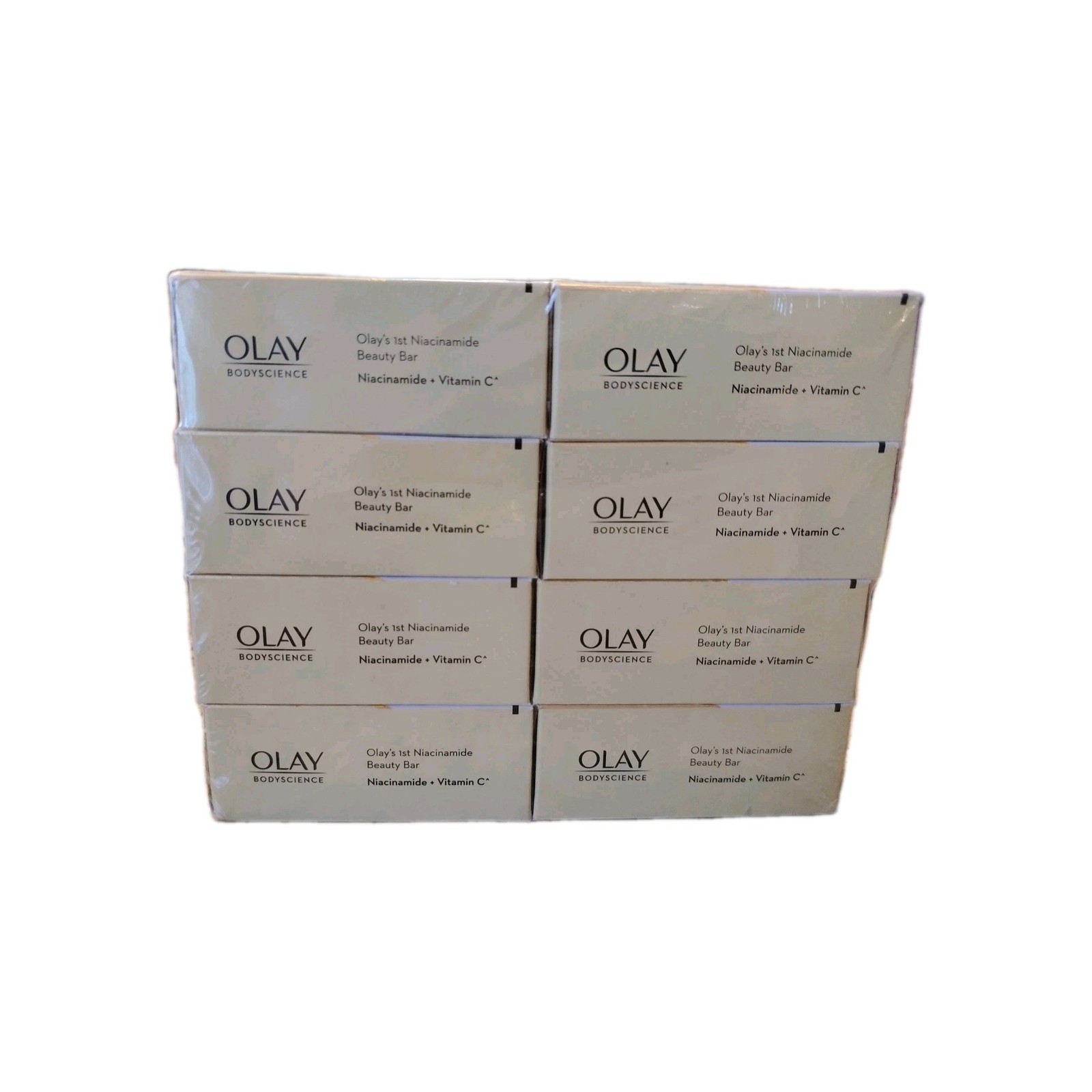 (8) OLAY B3 MOISTURIZING BEAUTY BAR SOAP Niacinamide+Vit C Cleansing Brighten