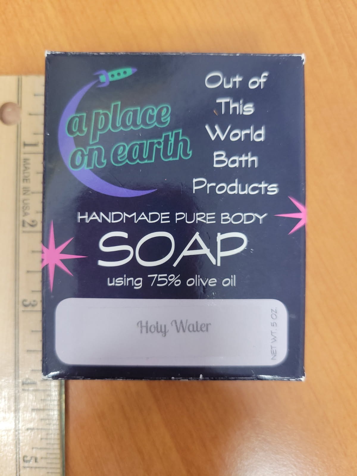 “Holy Water” pure body bar soap by A Place on Earth Catholic Gift