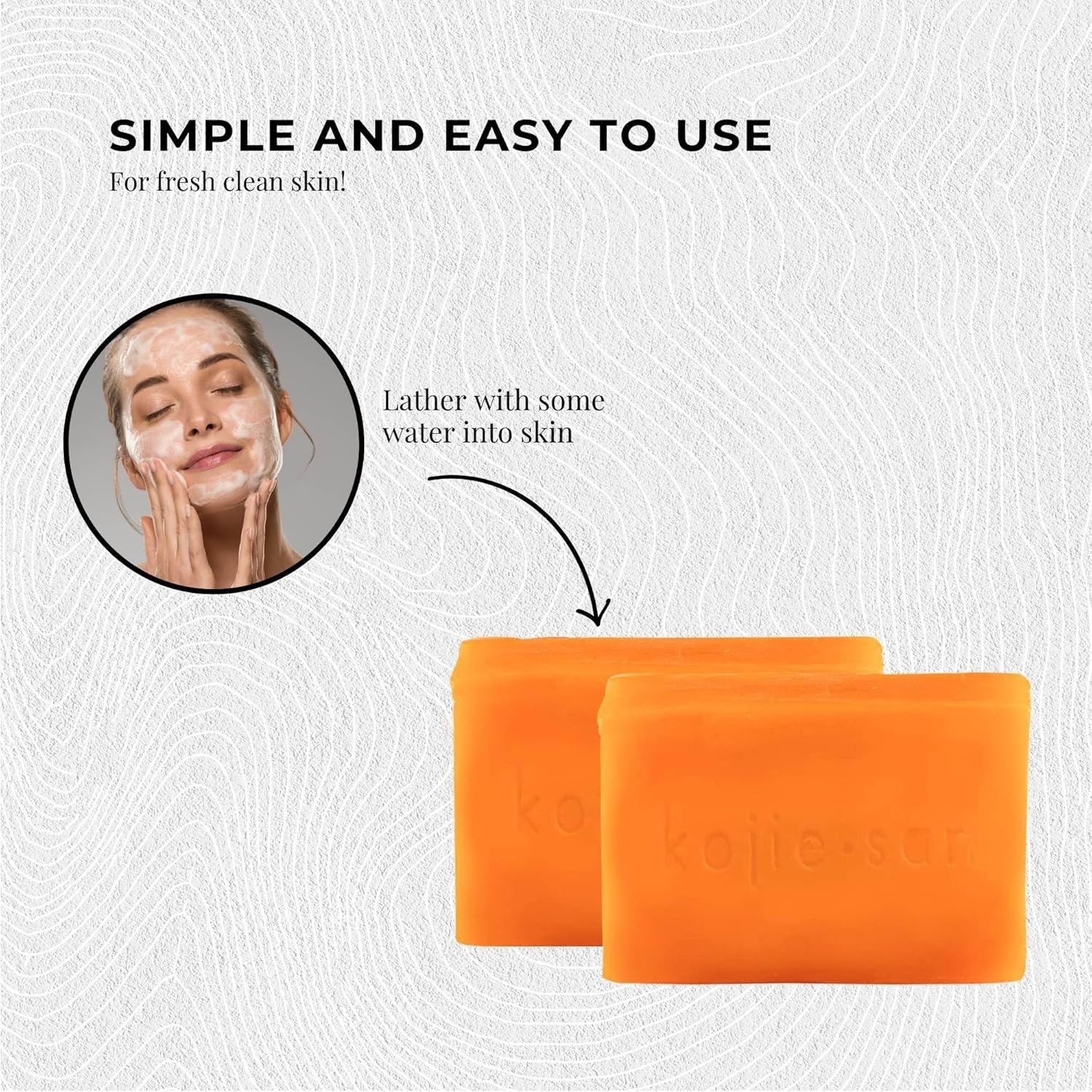 “Kojie San Original Kojic Acid Soap for Face and Body – Dark Spot 65g x 1 Bar
