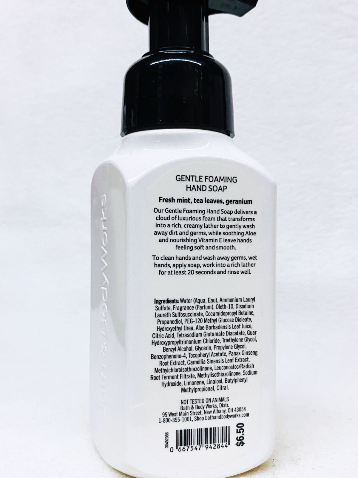 6 Bath & Body Works GARDEN SAGE MINT Gentle Foaming Hand Soap 8.75 oz