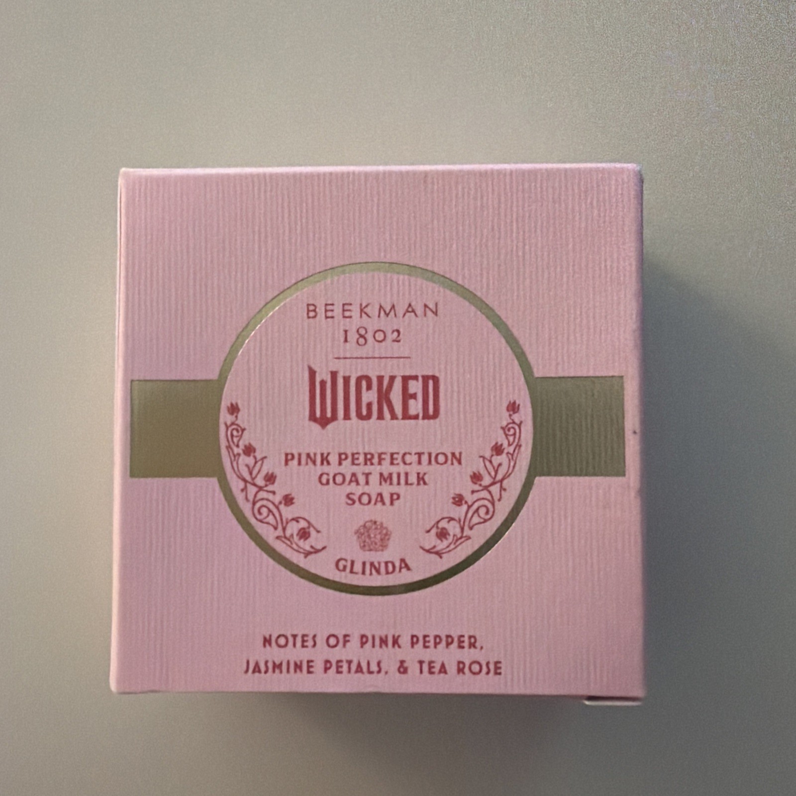 Beekman 1802 x Wicked Glinda Pink Perfection Goat Milk Soap 3.0 OZ ~ NEW