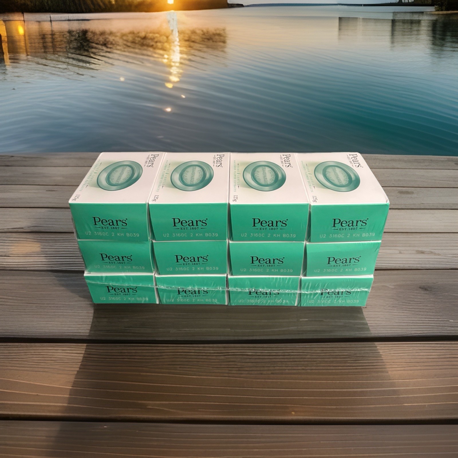 Pears Pure & Gentle with Lemon Flower Extracts Bar Soap |12 Pack| Free Shipping