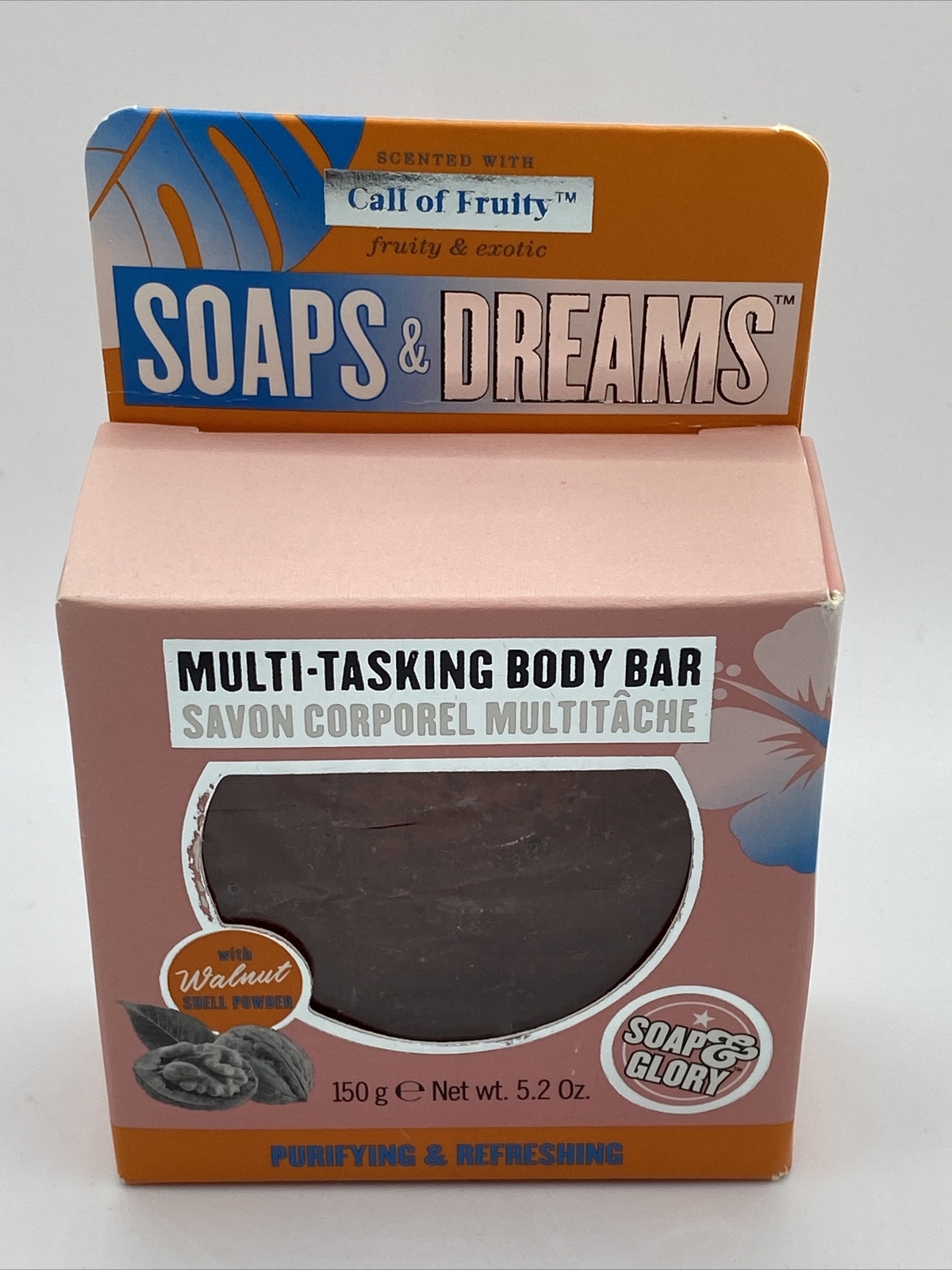 Soaps & Dreams Multi Tasking Body Bar with Walnut Shell Powder 150g