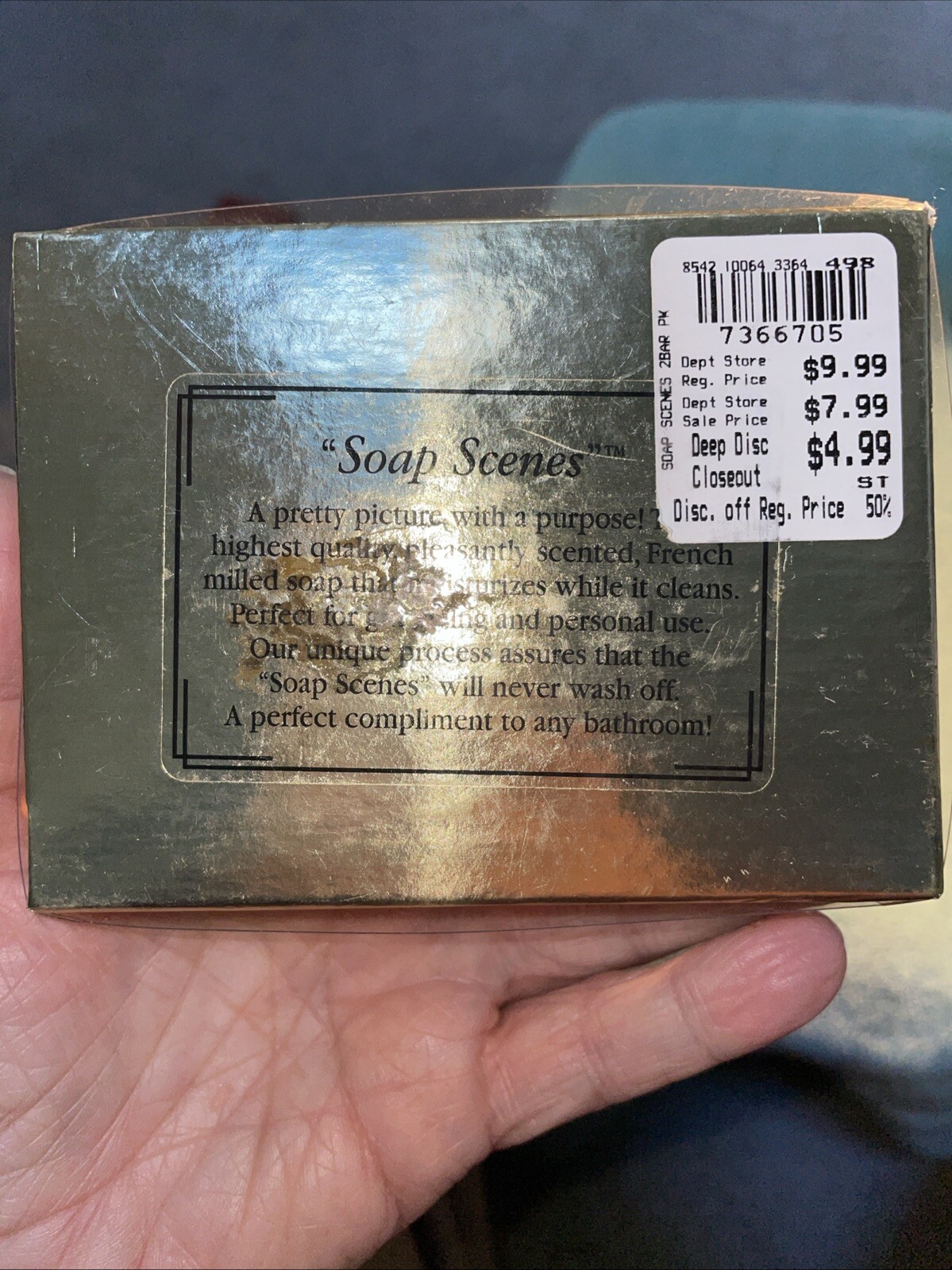 Soap Scenes Bears Picture Never Washes Off Set Of 2 New In Box