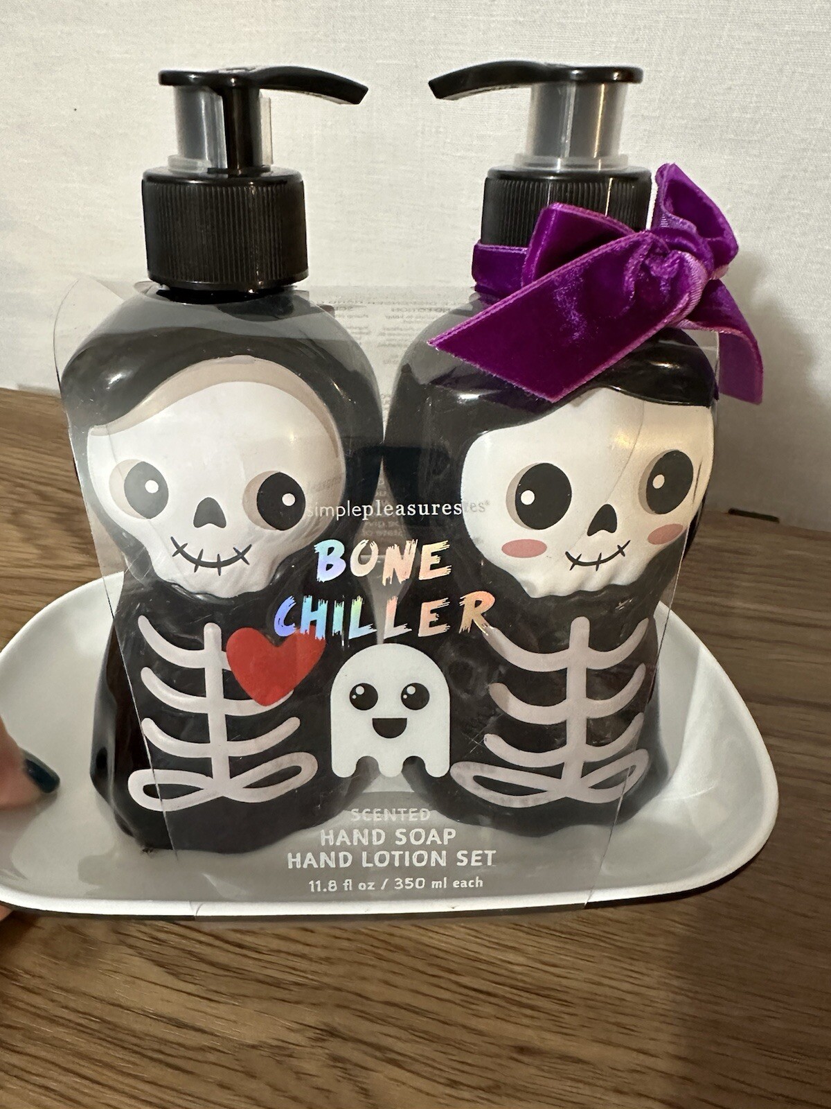 Halloween Dispenser Hand Soap And Lotion With Tray