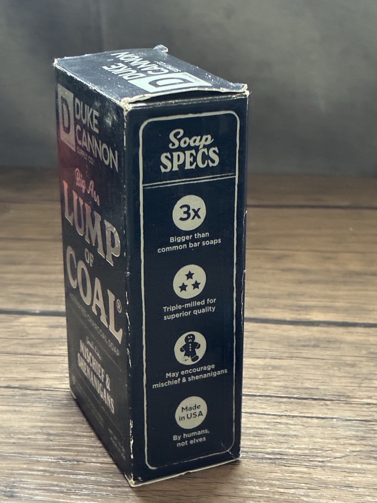 Duke Cannon Supply Co. Lump of Coal Big Ass Brick Bar Soap 10 oz