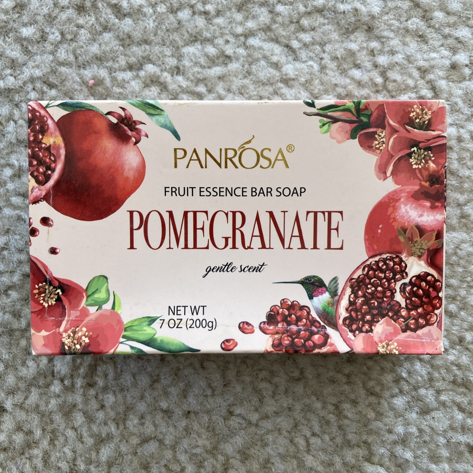 Panrosa Pomegranate Fruit Essence Bar Soap 7 oz