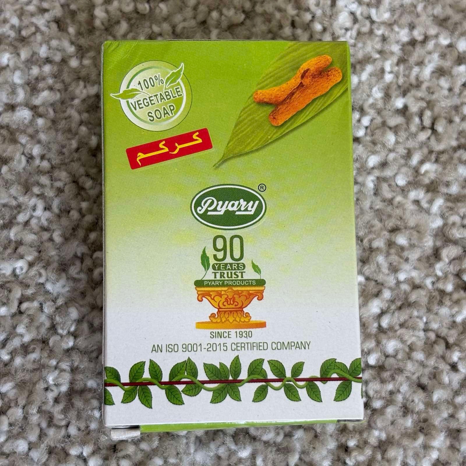 Pyary Ayurvedic Turmeric Soap Bar Soap