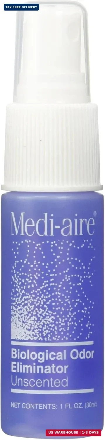 Bard Medi-Aire Biological Odor Eliminator – 1 oz spray – Unscented – 1 bottle