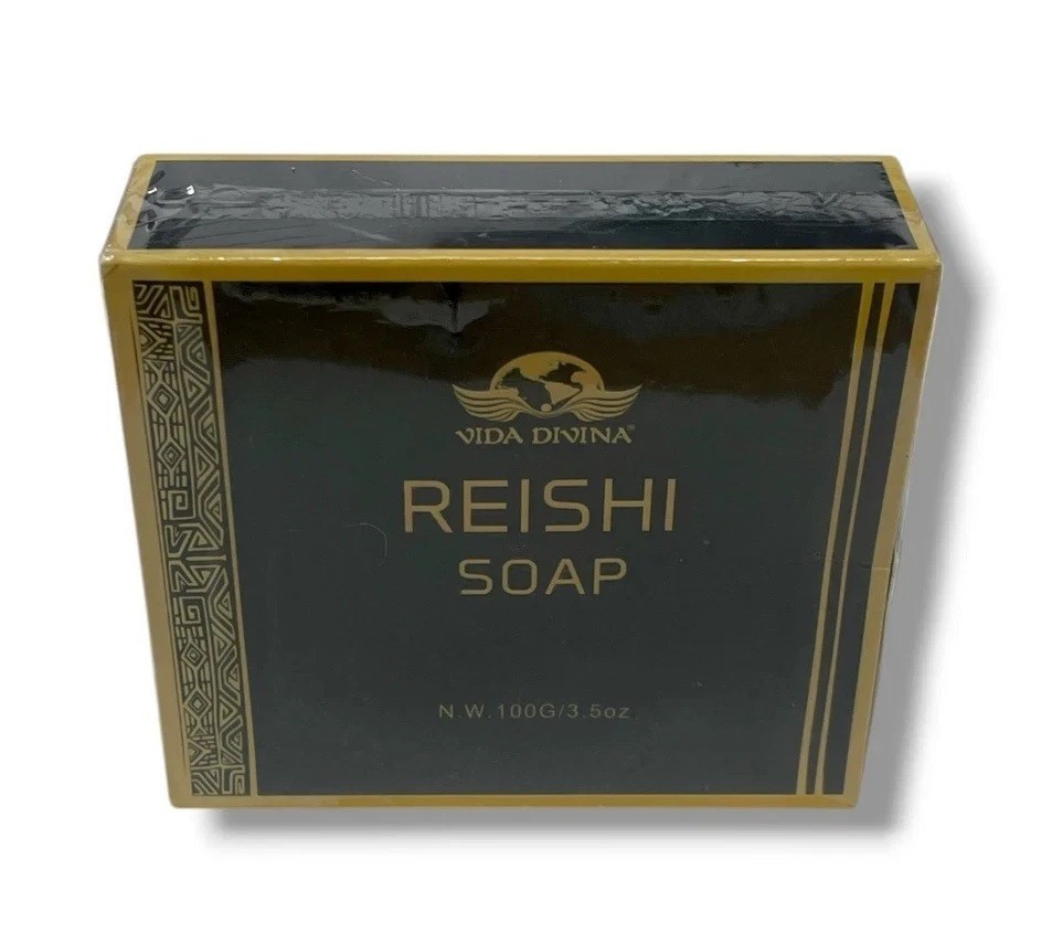 VlDA DlVlNA Reishi Soap 100g Herbal Bar Cleanser Hydrating Skin🔥 US Seller🔥