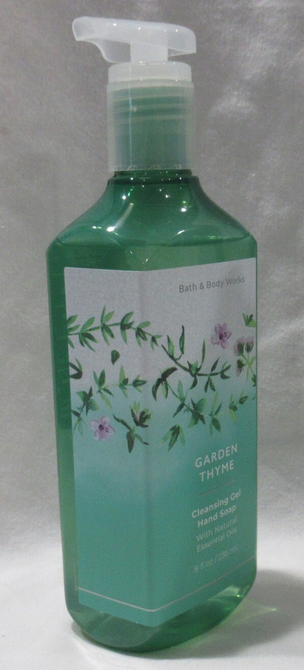 Bath & Body Works Cleansing Gel Hand Soap Lot Set of 2 GARDEN THYME