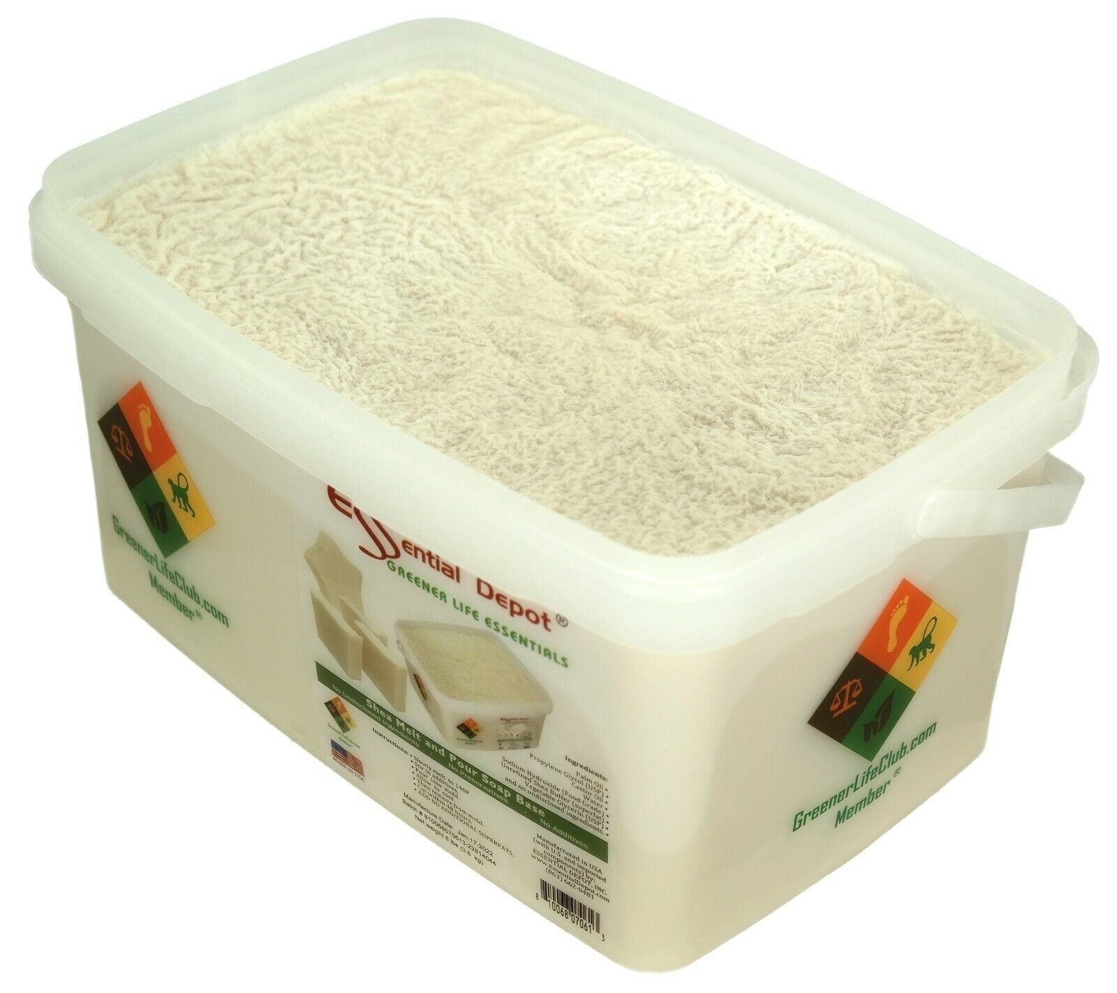 Shea Melt and Pour – 8 lbs – Greener Life Club Box