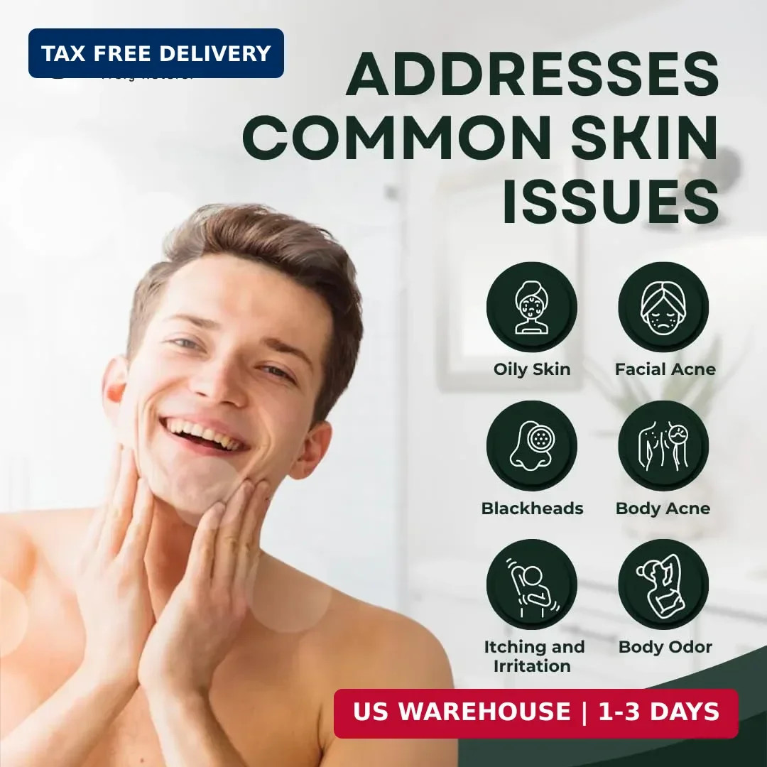 Tea Tree Soap – Natural Defense Tea Tree Oil Wash Bar for Face & Body – Remedy S