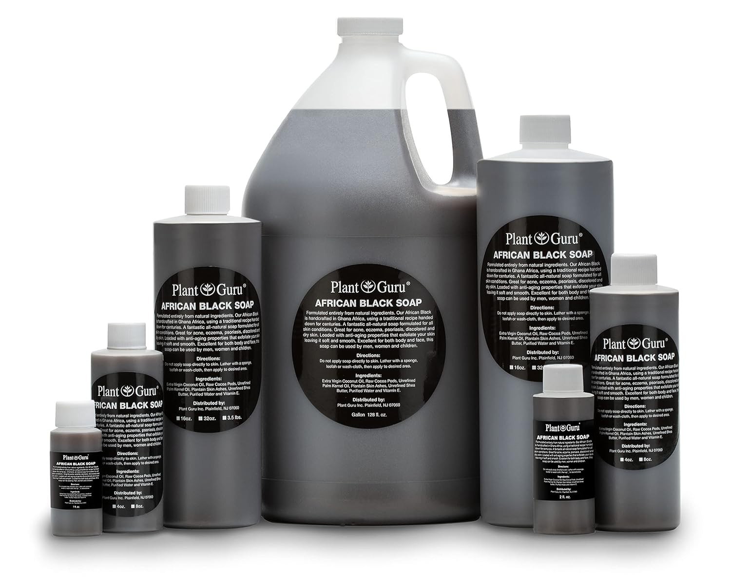 Revitalizing African Black Soap Liquid – 4 oz for Radiant Skin & Healthy Hair