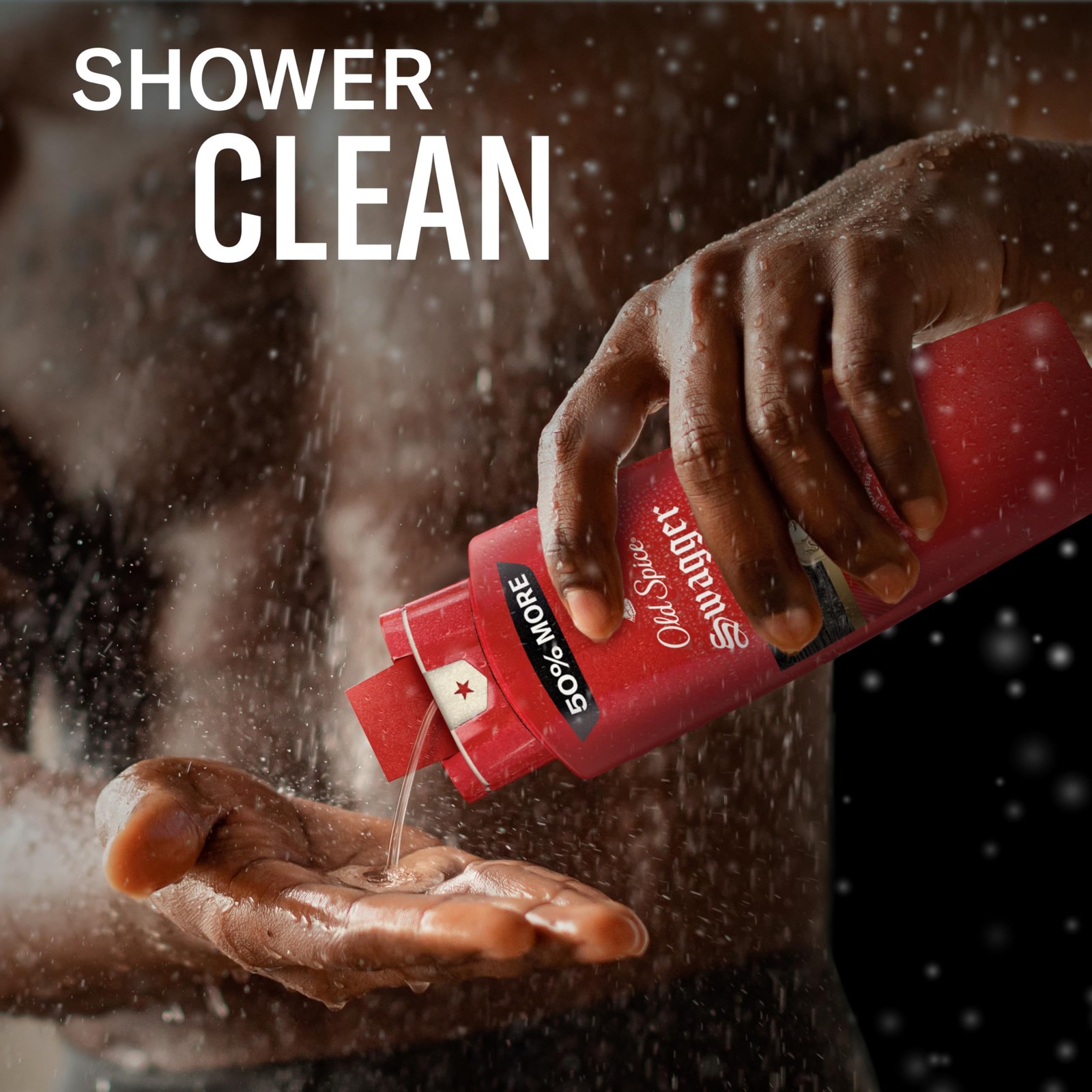 Old Spice Body Wash for Men, 24/7 Shower Fresh, 24 Ounce (Pack of 2), Red