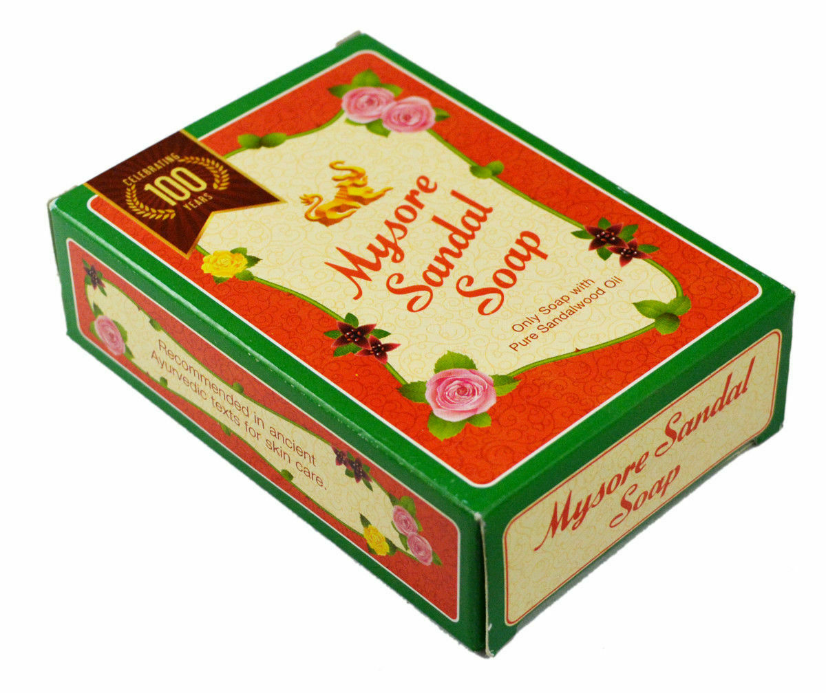 3X Mysore Sandal Soap Natural Sandalwood For Skin Care – 75 Gram