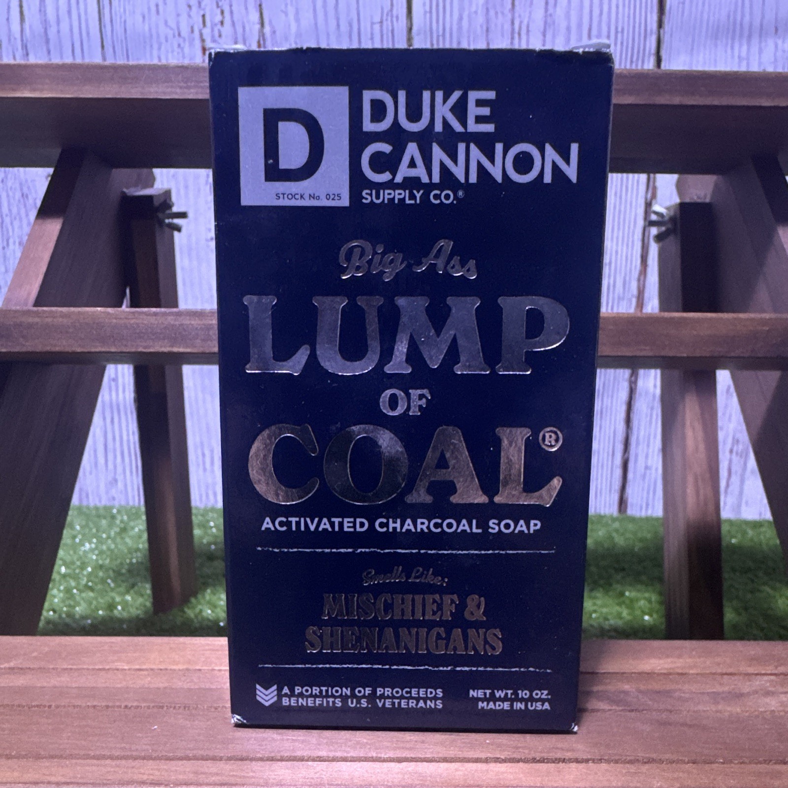 Duke Cannon Big Ass Activated Charcoal Soap 10 oz Jumbo Triple-Milled USA – New