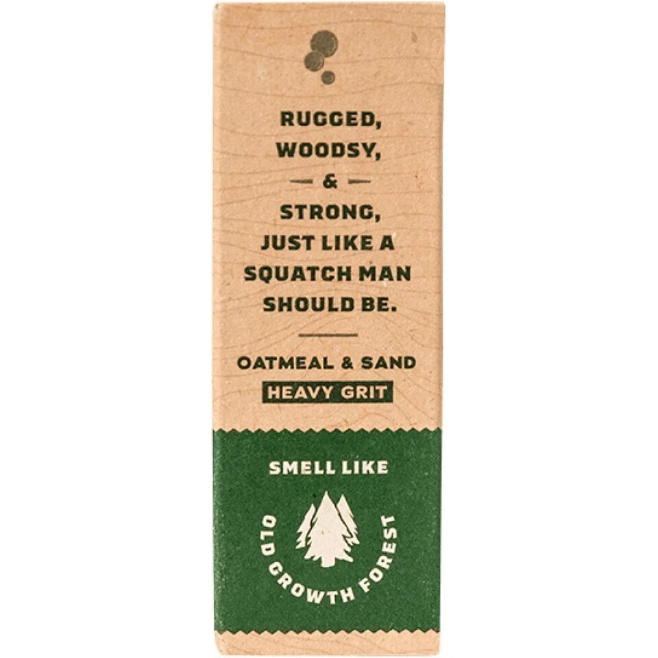 Dr. Squatch Pine Tar Bar Soap Heavy Grit 5 oz Oatmeal & Sand NEW