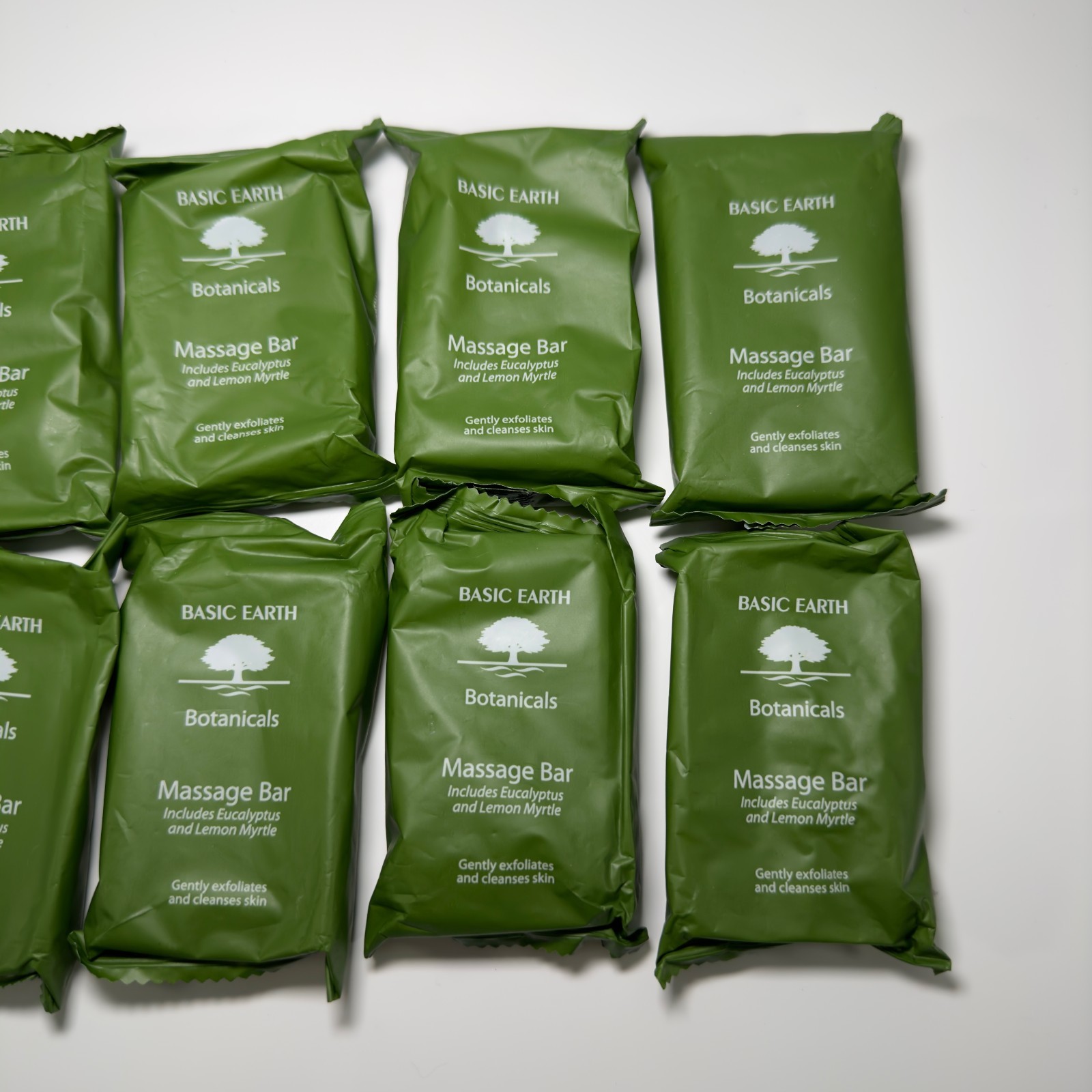 Basic Earth Botanicals Travel Massage Bar Eucalyptus Lemon Myrtle LOT Of 12 NEW
