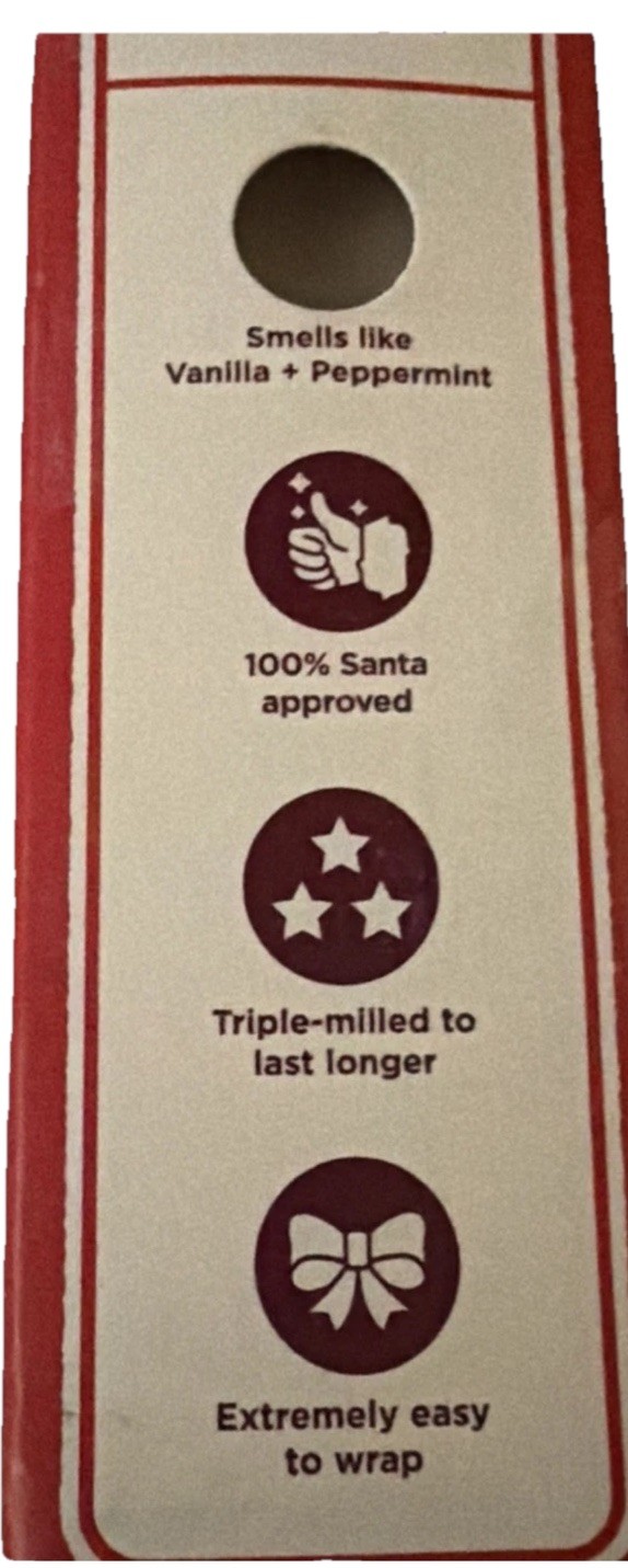 Duke Cannon Supply Co Bar Soap Peppermint Bark Scent 10oz Christmas Limited