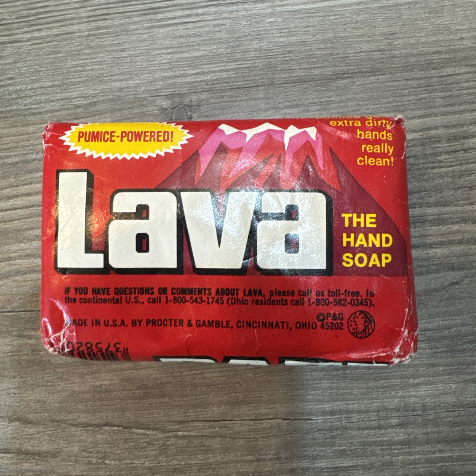 LAVA Bar The Hand Soap New/Old Stock Bathroom Pumice Powered