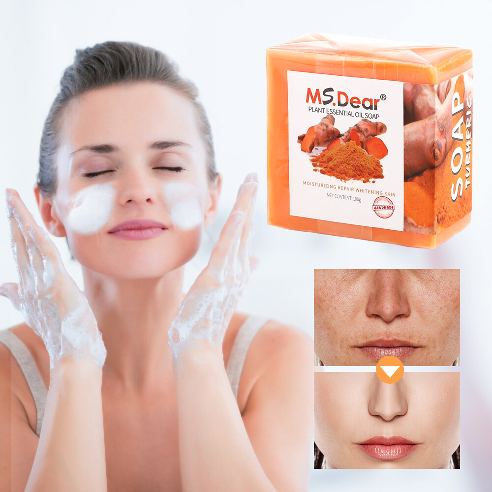10x Tumeric Soap Skin Whitening Dark Spots lightening Acne Brightening Turmeric