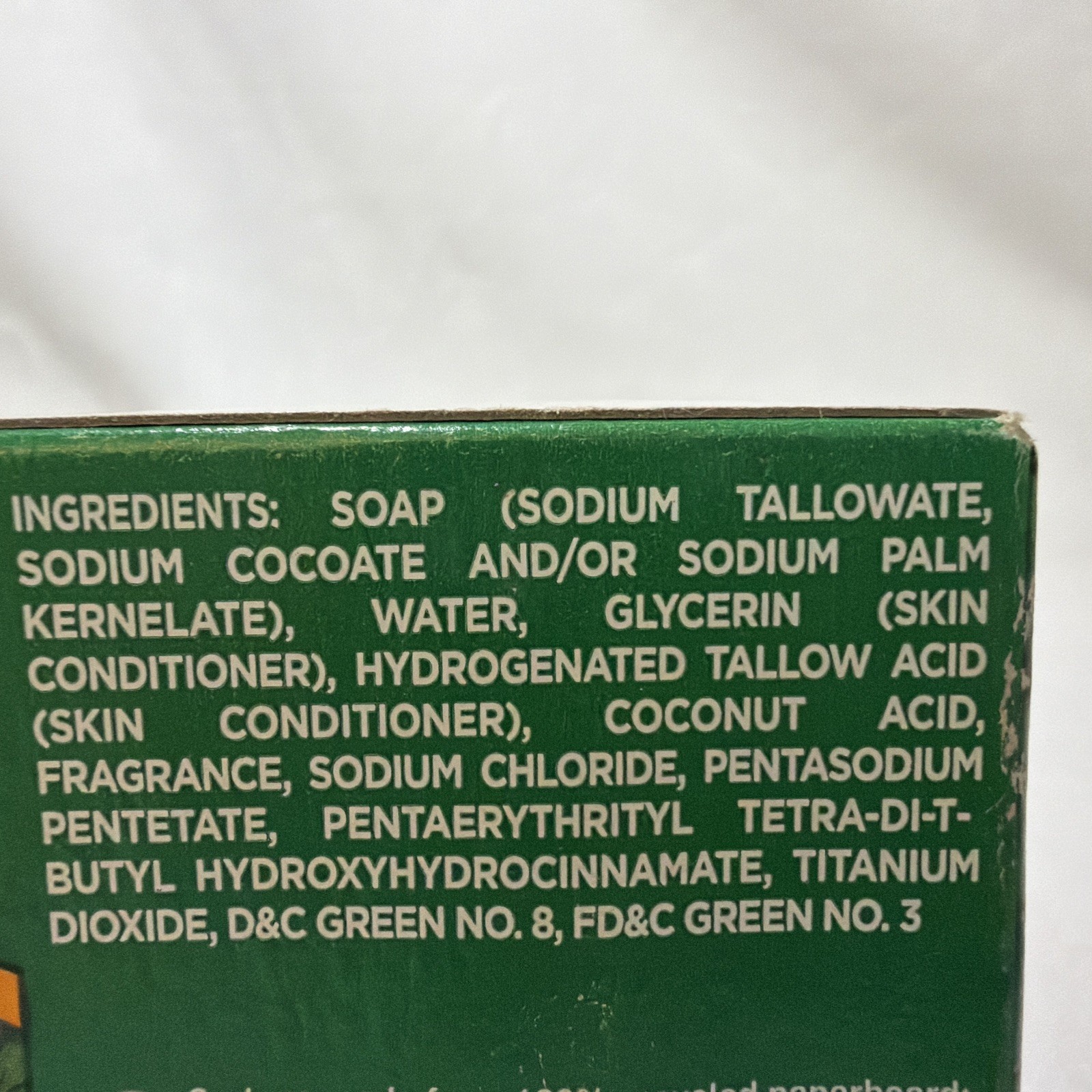 Vtg Irish Spring Original Soap Old Formula No Flaxseed Oil 3.7oz 4oz Bar