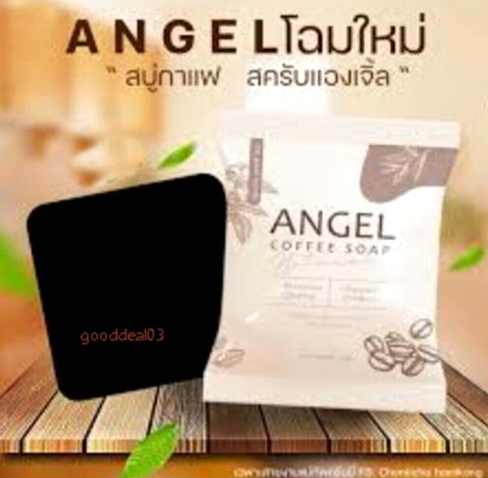 Soap Natural ANGEL COFFEE Scrub Herbs Face Body Turmeric Mahad Tamarind 5x50g