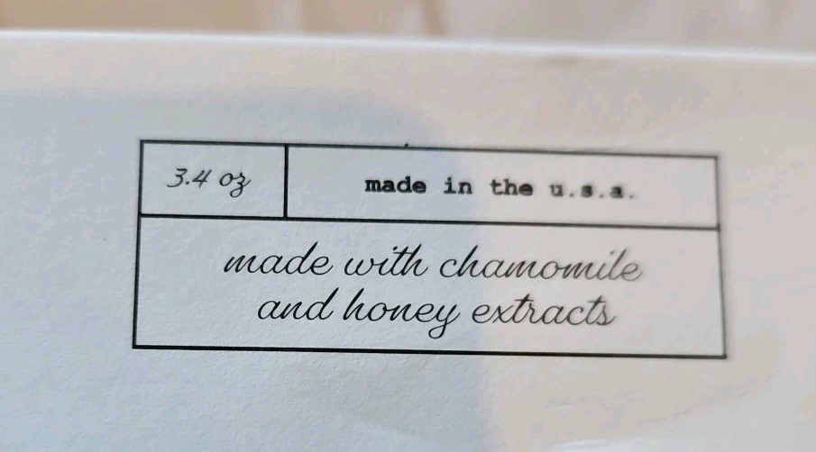 NEW IN BOX U.S. Apothecary Chamomile & Honey Hand and Body Cream 100ML 3.4oz