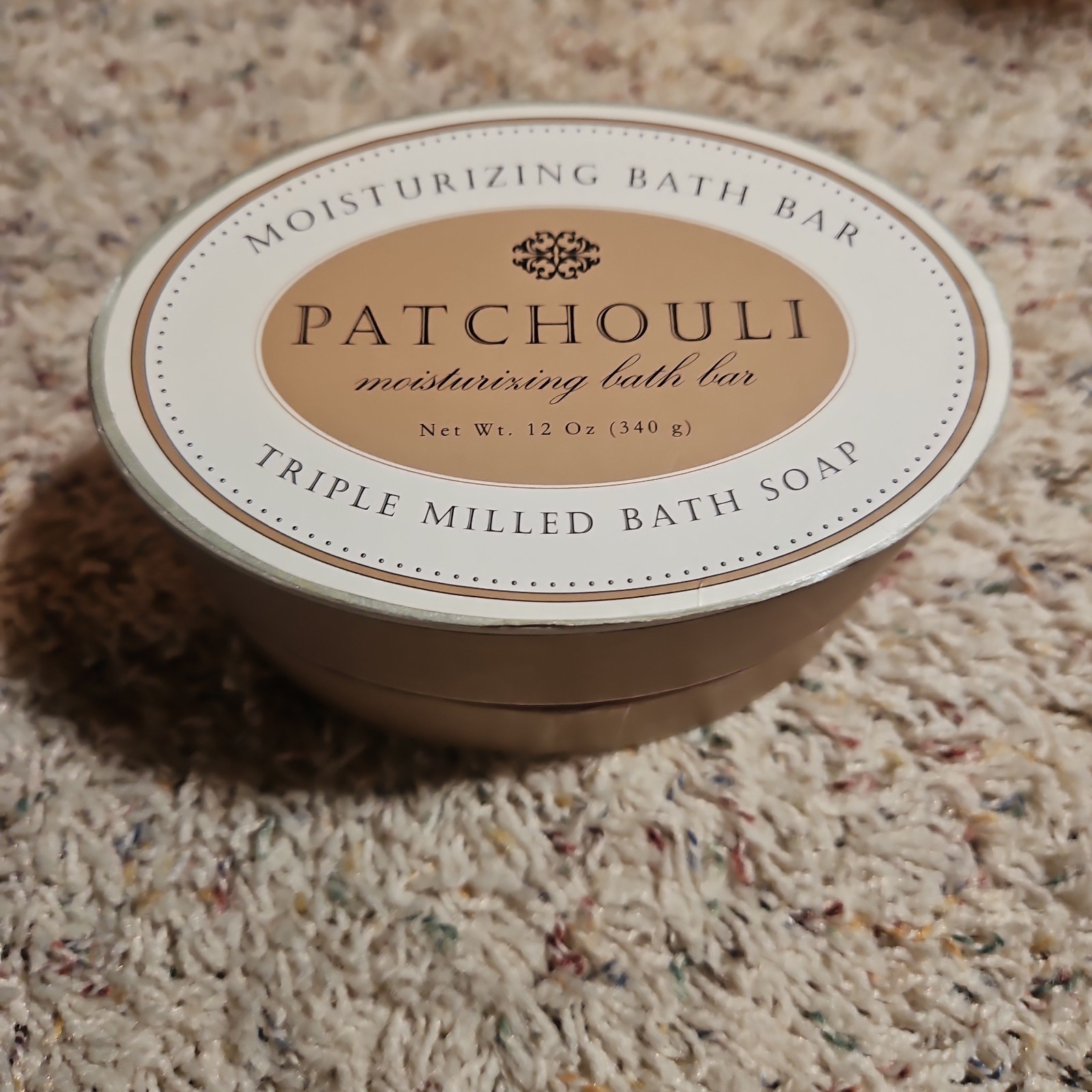 Moisturizing Bath Bar “Parchouli” Triple Milled Bath Soup 12oz
