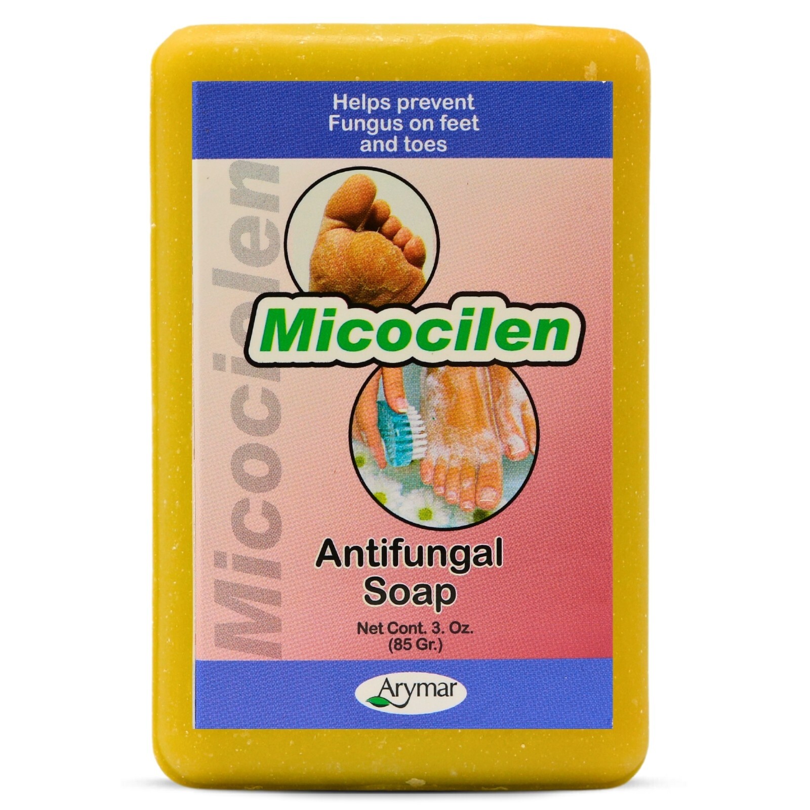 Arymar Micocilen Antifungal Sulfur Soap 3 oz – Fights Fungus, Packs 1-25