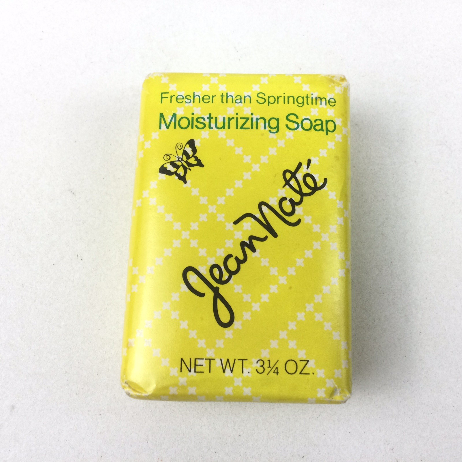 Jean Nate Moisturizing Soap Bar 3.25 oz USA Bath Hand Vintage Sealed