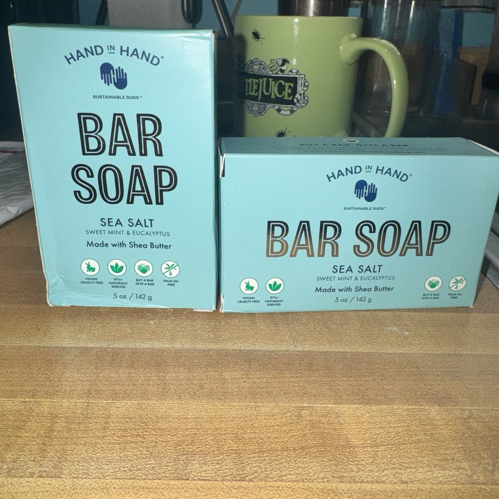 Hand In Hand Sea Salt Bar Soap 5oz – 2 Bars