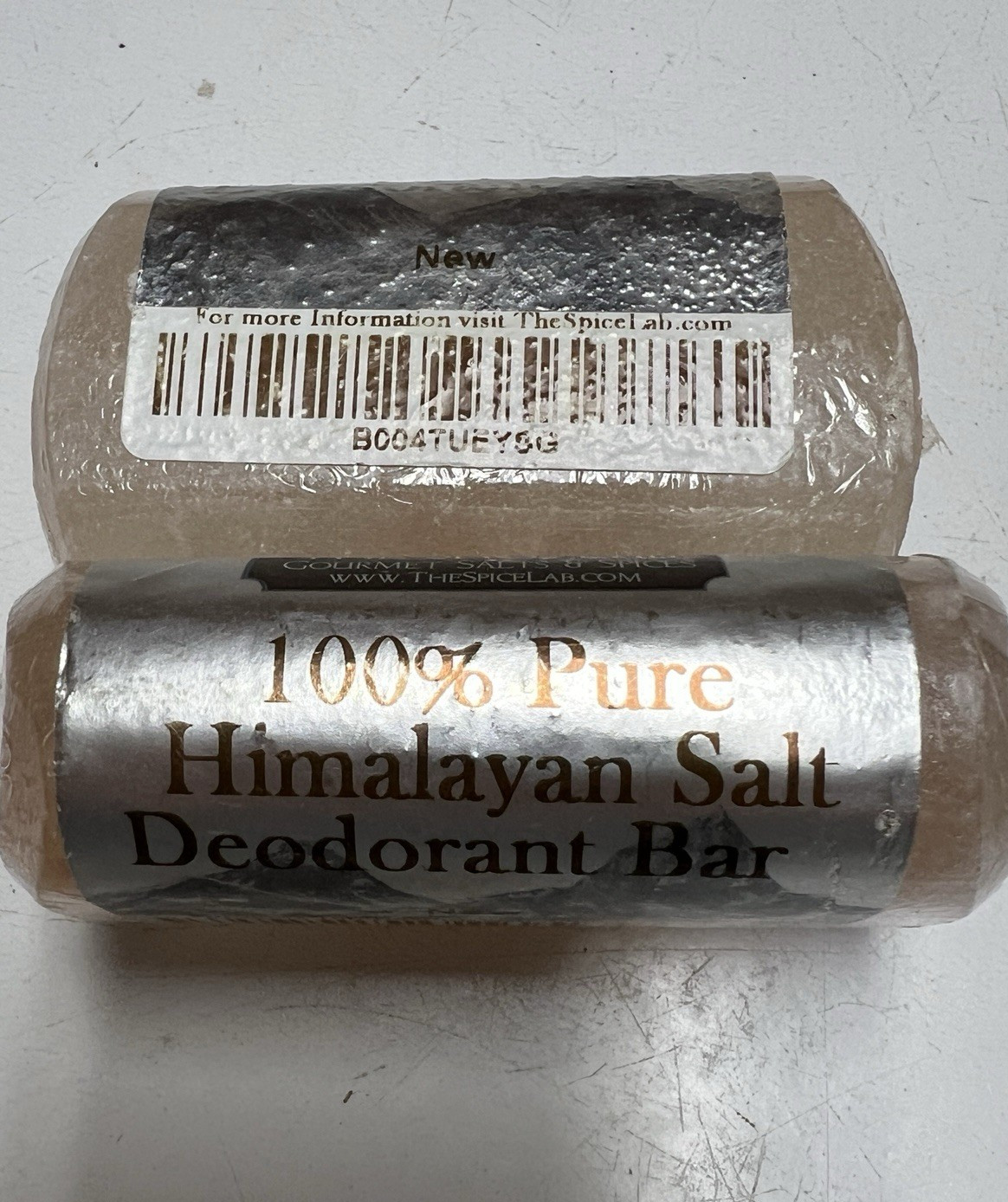 2 The Spice Lab 100% Pure Himalayan Chemical-Free Salt Soap Bar/Massage/Deodoran